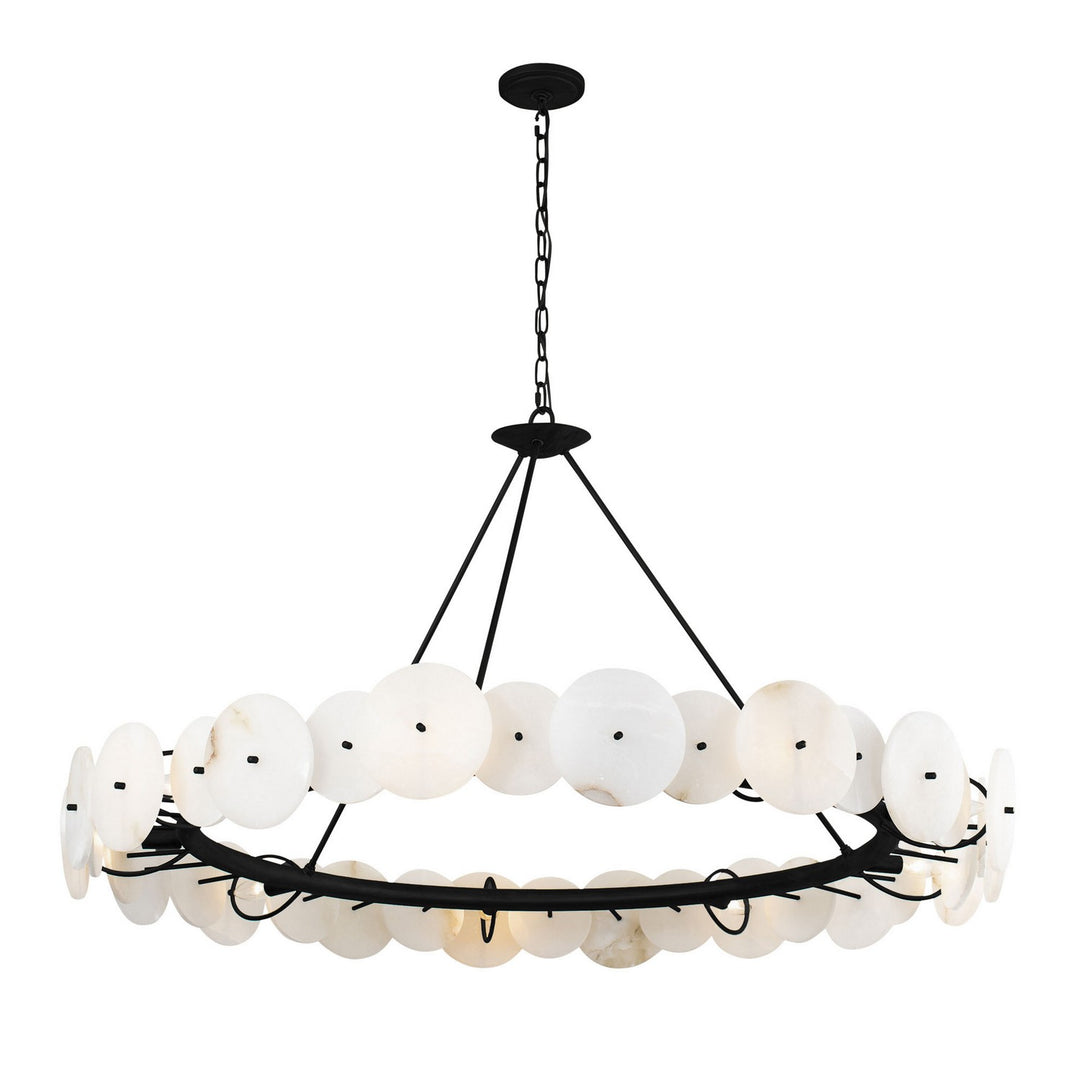 Varaluz - 370C09MB - Nine Light Chandelier - Cosmos - Matte Black