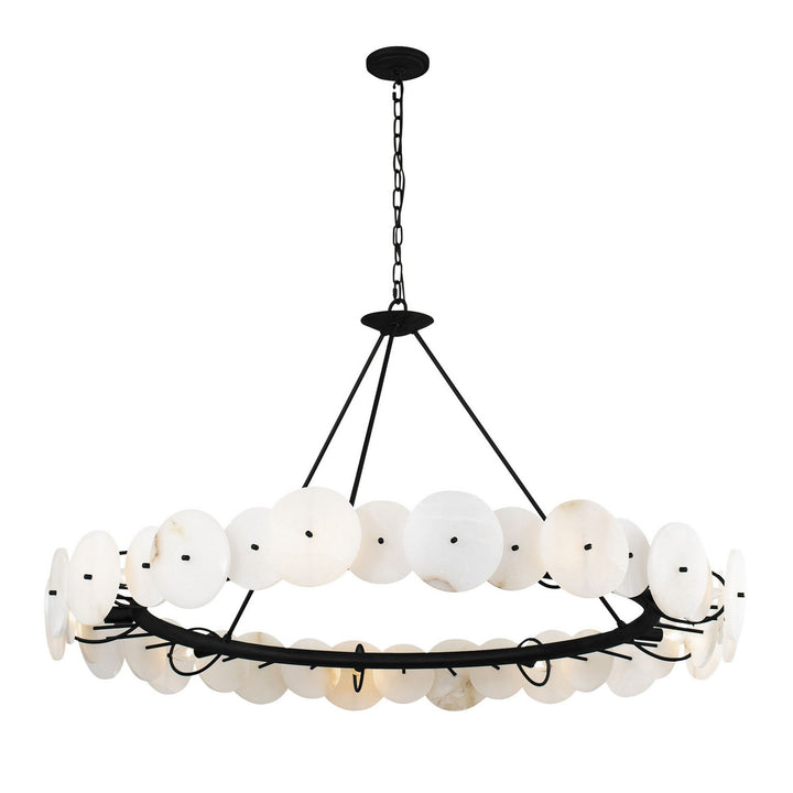 Varaluz - 370C09MB - Nine Light Chandelier - Cosmos - Matte Black