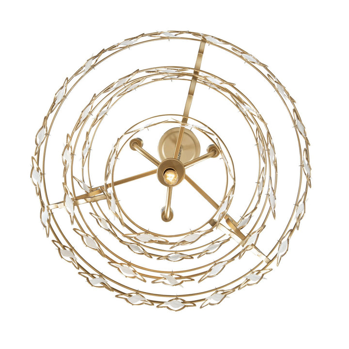 Varaluz - 386C04FG - Four Light Chandelier - Fleur - French Gold