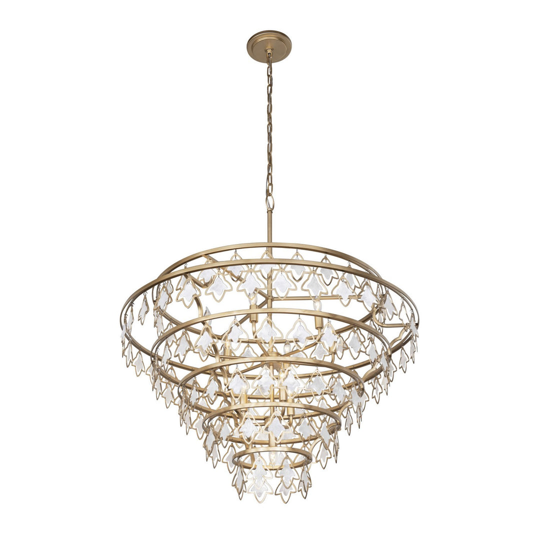 Varaluz - 386C10FG - Ten Light Chandelier - Fleur - French Gold