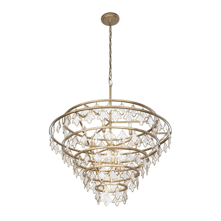Varaluz - 386C10FG - Ten Light Chandelier - Fleur - French Gold