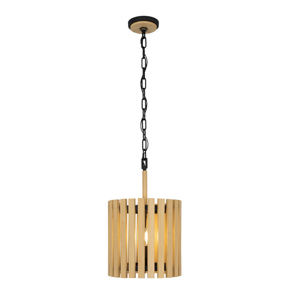 Varaluz - 387P02MBH - Two Light Pendant - Suratto - Matte Black/Honey Blonde