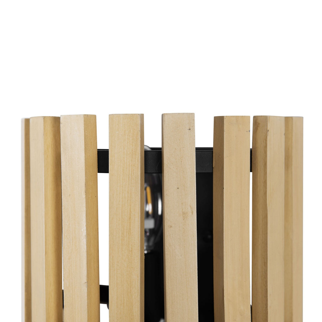 Varaluz - 387W01MBH - One Light Wall Sconce - Suratto - Matte Black/Honey Blonde