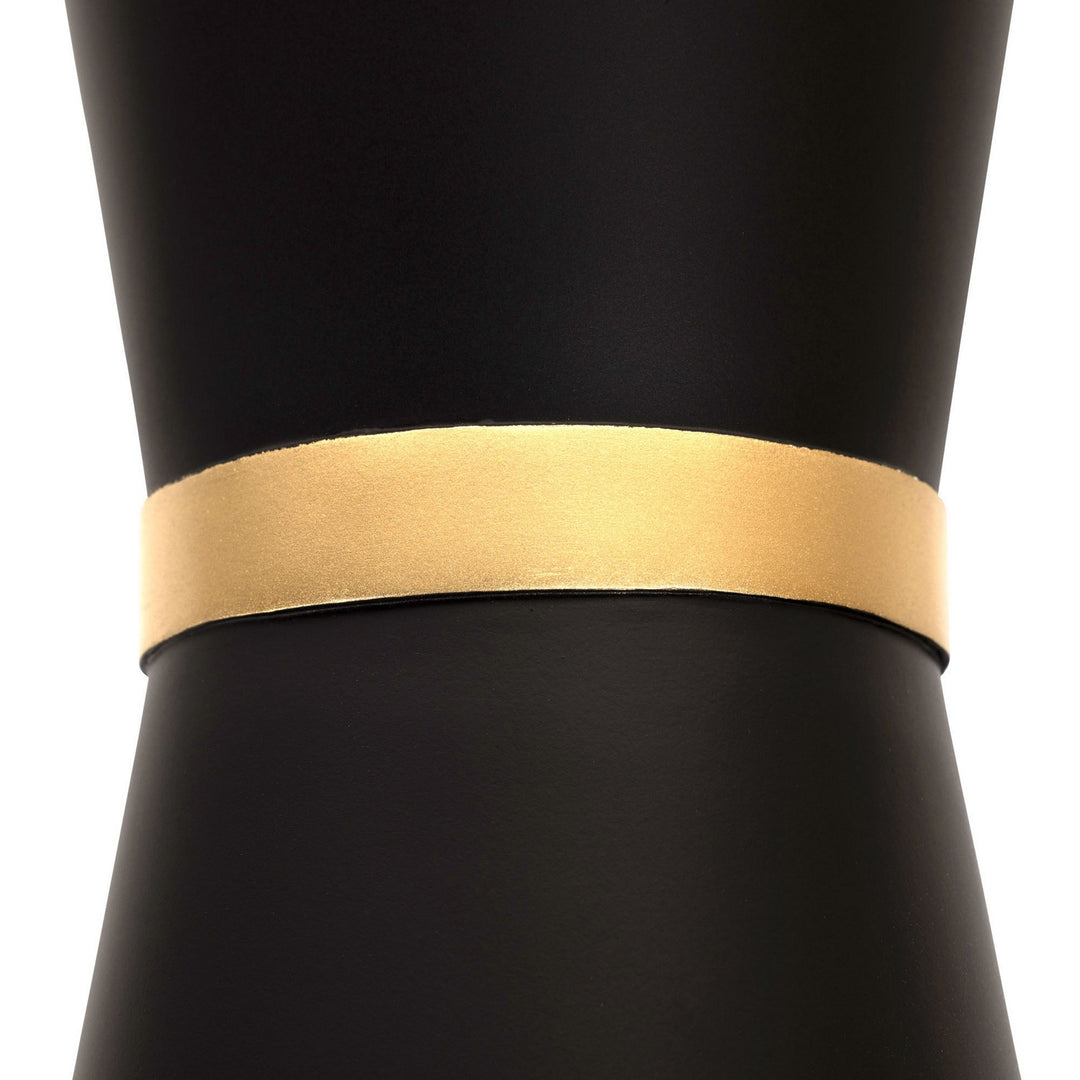Varaluz - 390P02MBFG - Two Light Pendant - Mad Hatter - Matte Black/French Gold