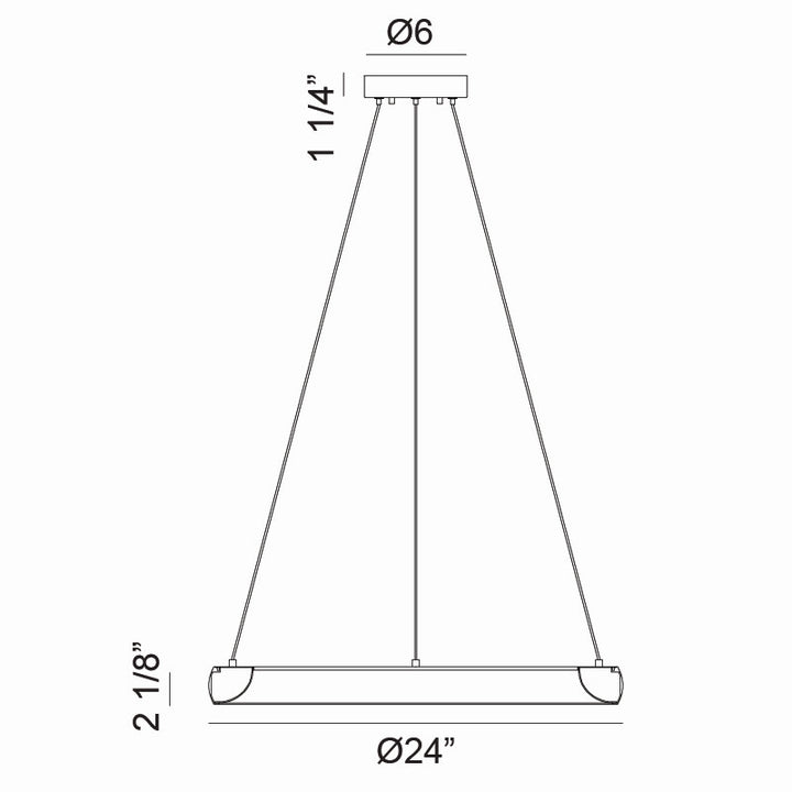 Matteo Canada - C32724BG - LED Pendant - Maverick