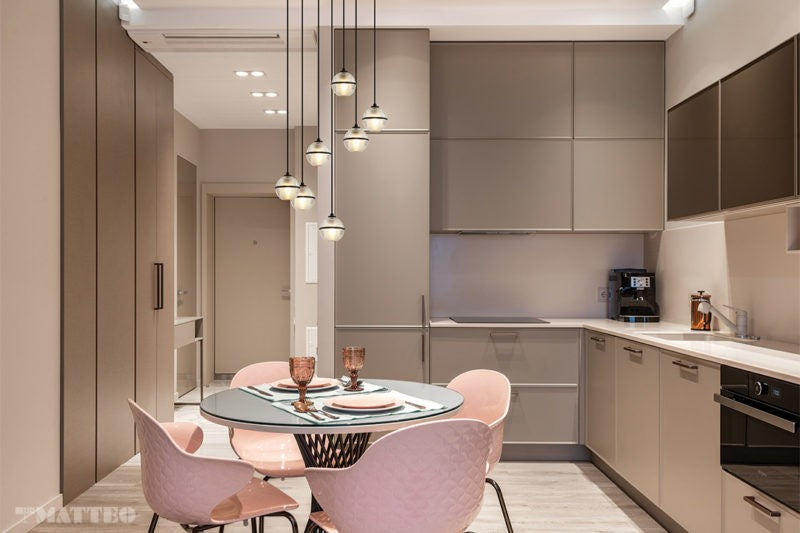 Matteo Canada - C33107MB - Seven Light Pendant - Misty