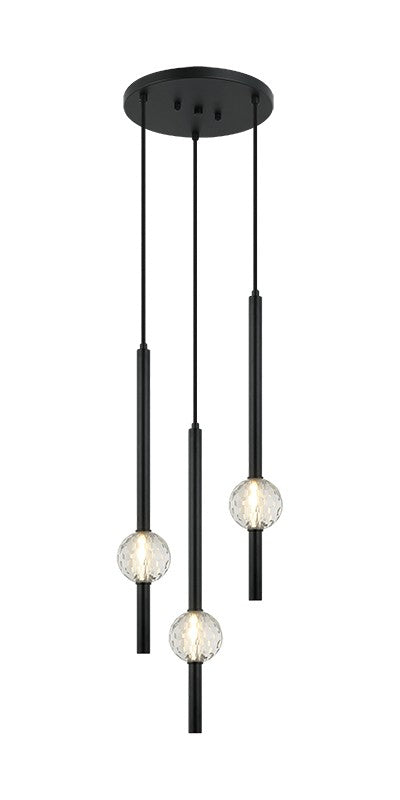 Matteo Canada - C68903MB - Three Light Pendant - Windchimer