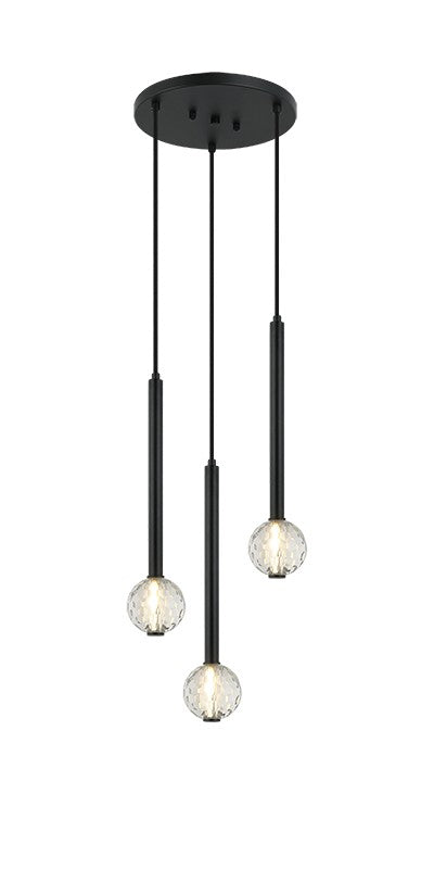 Matteo Canada - C68903MB - Three Light Pendant - Windchimer