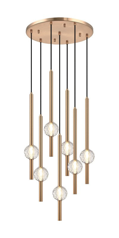 Matteo Canada - C68907AG - Seven Light Pendant - Windchimer