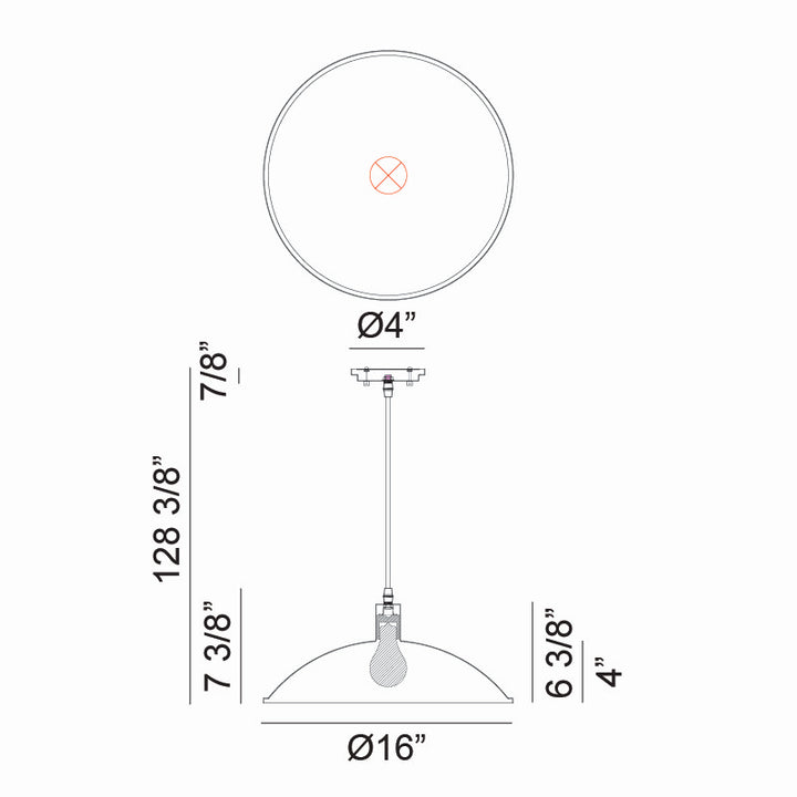 Matteo Canada - C81911MW - One Light Pendant - Farmley - Matte White