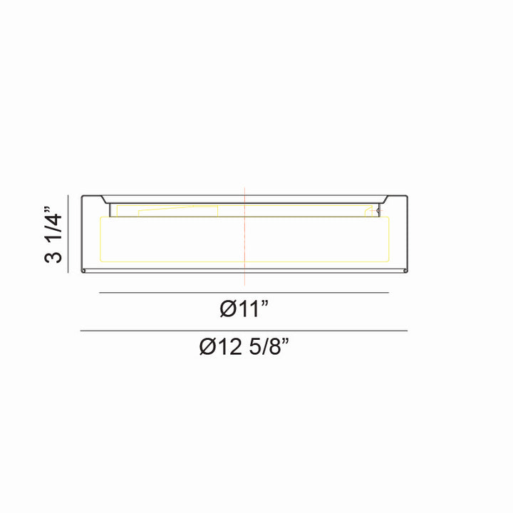 Matteo Canada - M16613WH - LED Ceiling Mount - Ezra