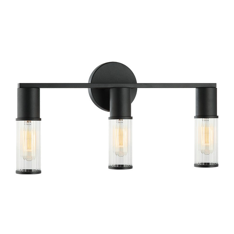 Matteo Canada - S02803MB - Three Light Wall Sconce - Klarice - Matte Black