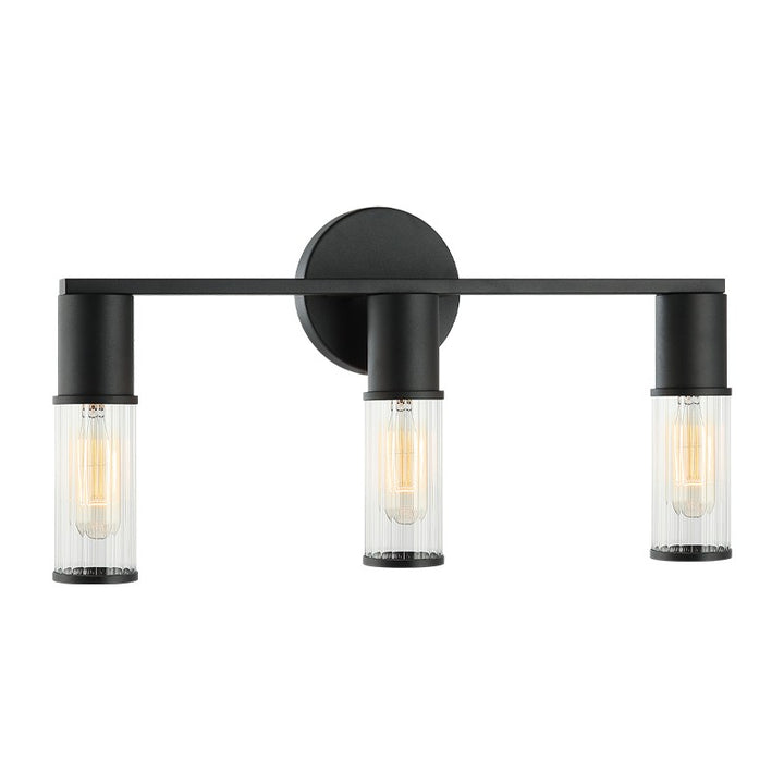 Matteo Canada - S02803MB - Three Light Wall Sconce - Klarice - Matte Black