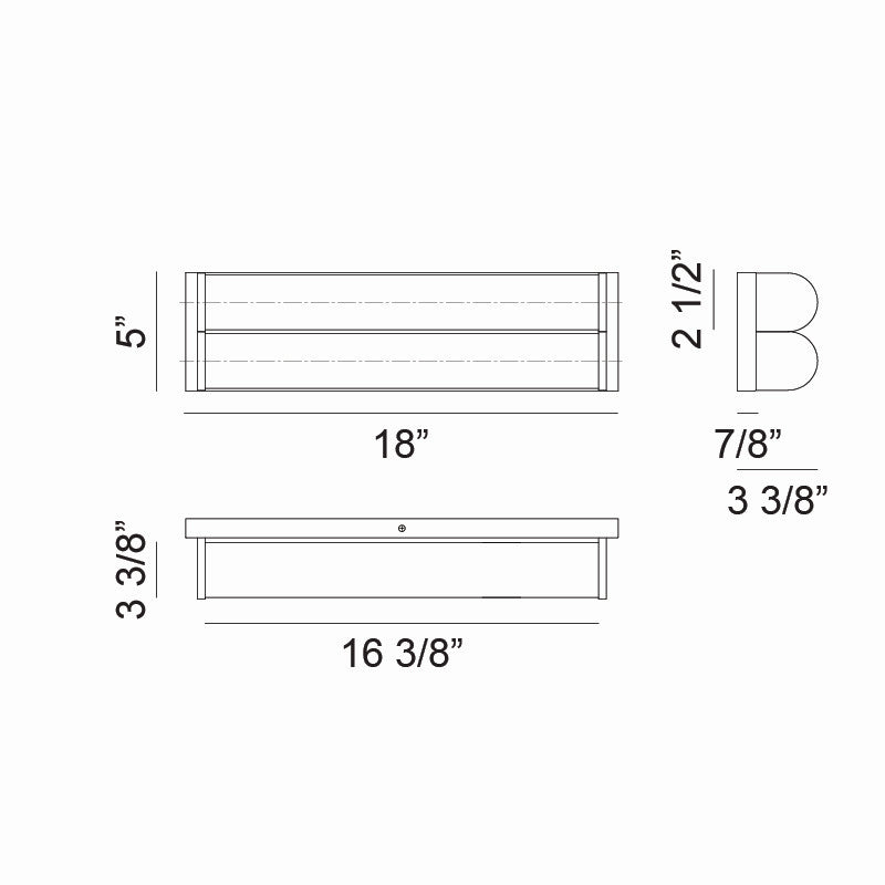 Matteo Canada - S07028MB - LED Wall Sconce - Jensen