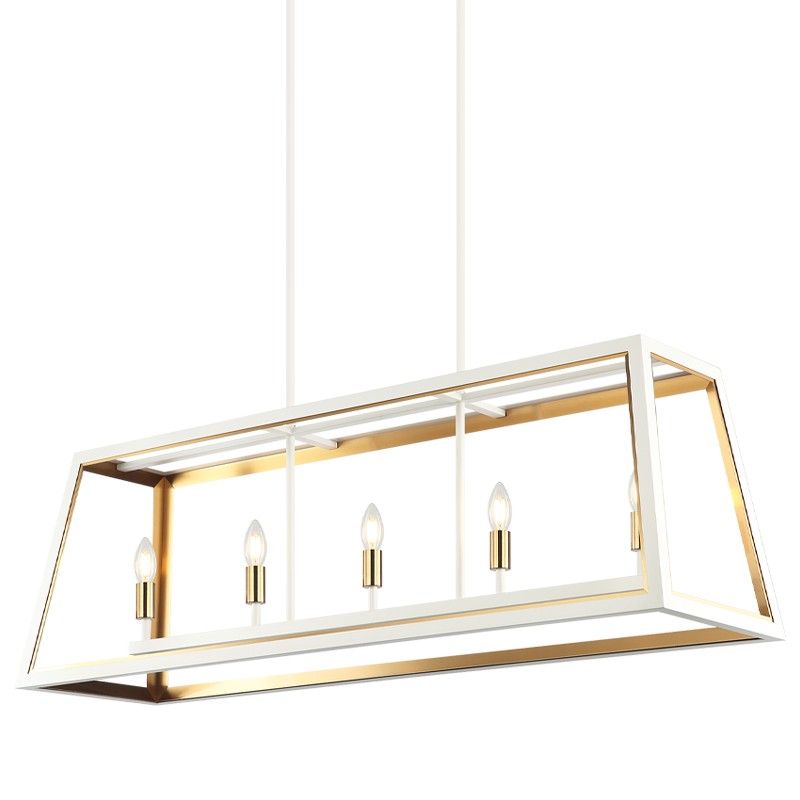 Matteo Canada - C72105WHAG - Five Light Chandelier - Rosalie