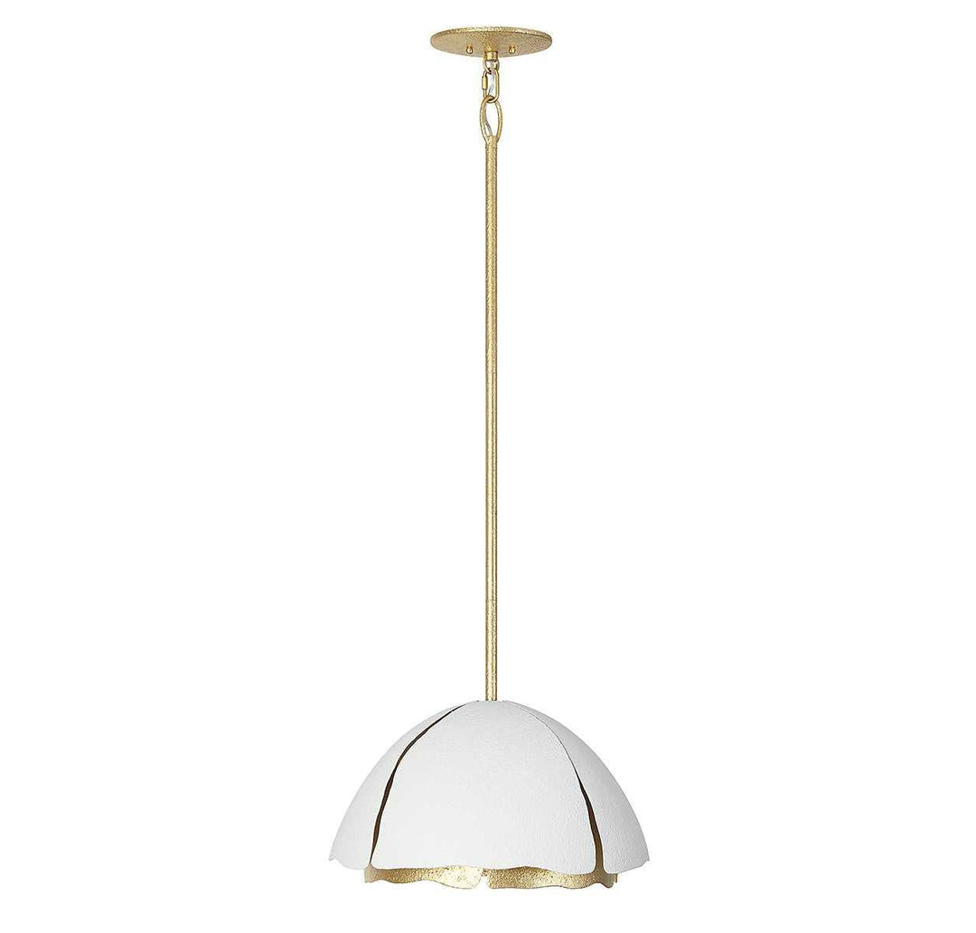 Savoy House - 7-1398-3-14 - Three Light Pendant - Brewster - Cavalier Gold w/Royal White