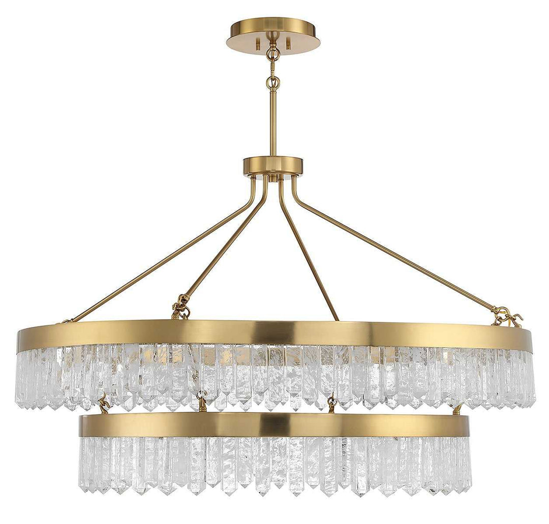 Landon LED Pendant in Warm Brass Savoy House