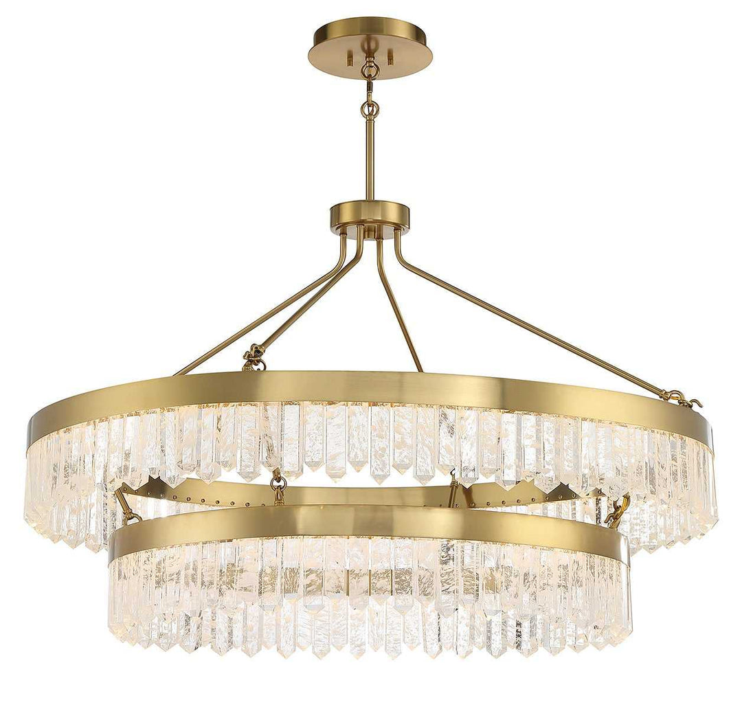 Landon LED Pendant in Warm Brass Savoy House