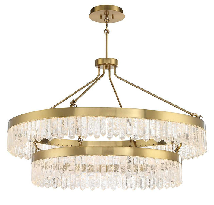 Landon LED Pendant in Warm Brass Savoy House