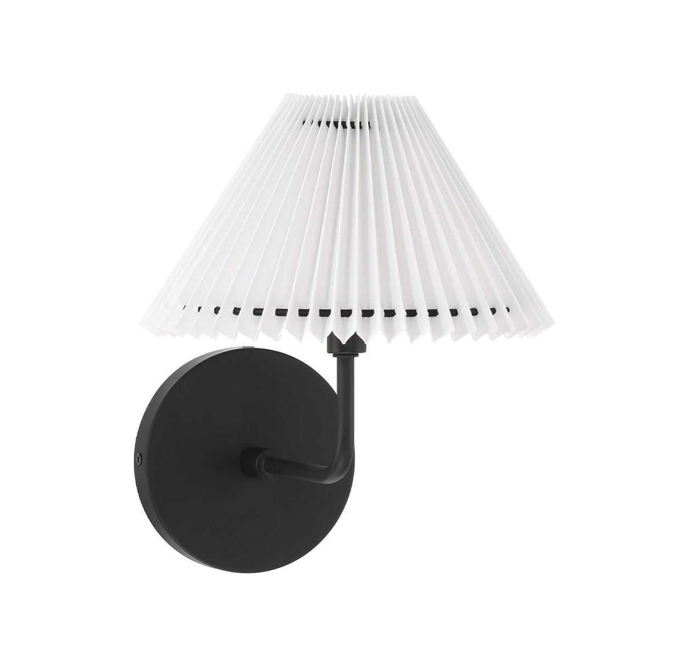 Meridian - M90105MBK - One Light Wall Sconce - Matte Black