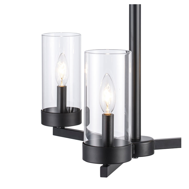 Trans Globe Imports - 71735-3 BK - Three Light Chandelier - Meadowlark - Black