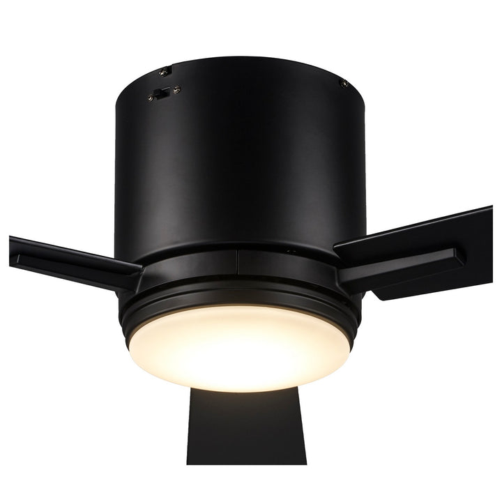 Trans Globe Imports - F-1017-3 BK - 52"Ceiling Fan - Finnley - Black