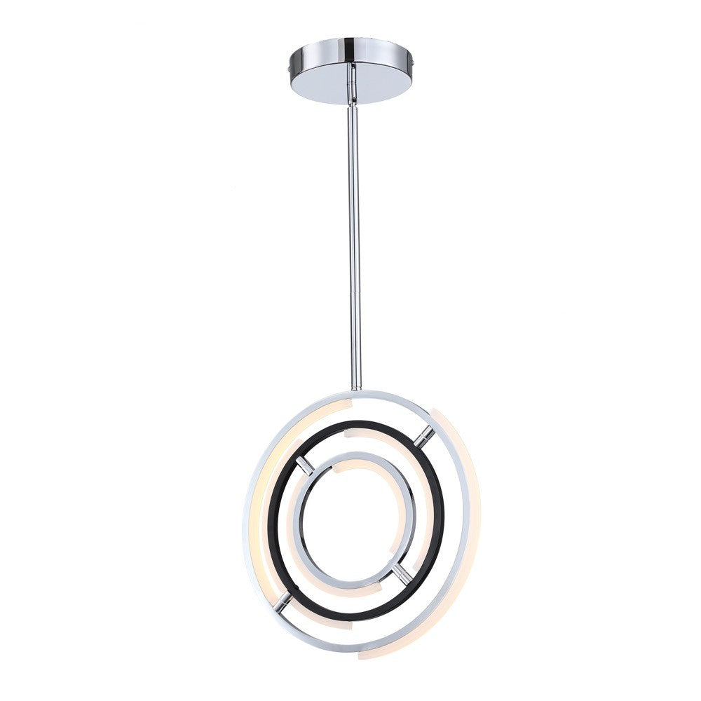 Artcraft Canada - AC6740PN - LED Pendant - Trilogy - Polished Nickel