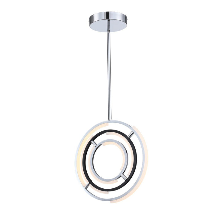 Artcraft Canada - AC6740PN - LED Pendant - Trilogy - Polished Nickel
