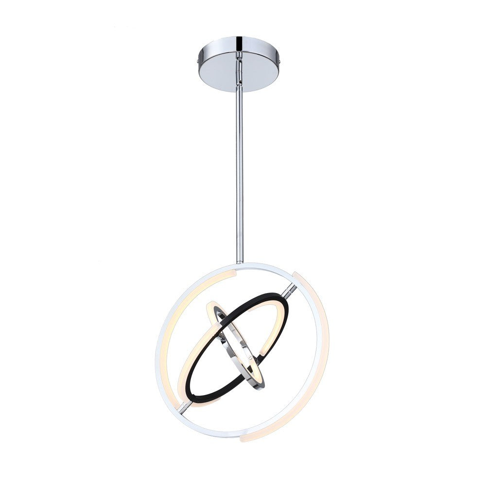 Artcraft Canada - AC6740PN - LED Pendant - Trilogy - Polished Nickel