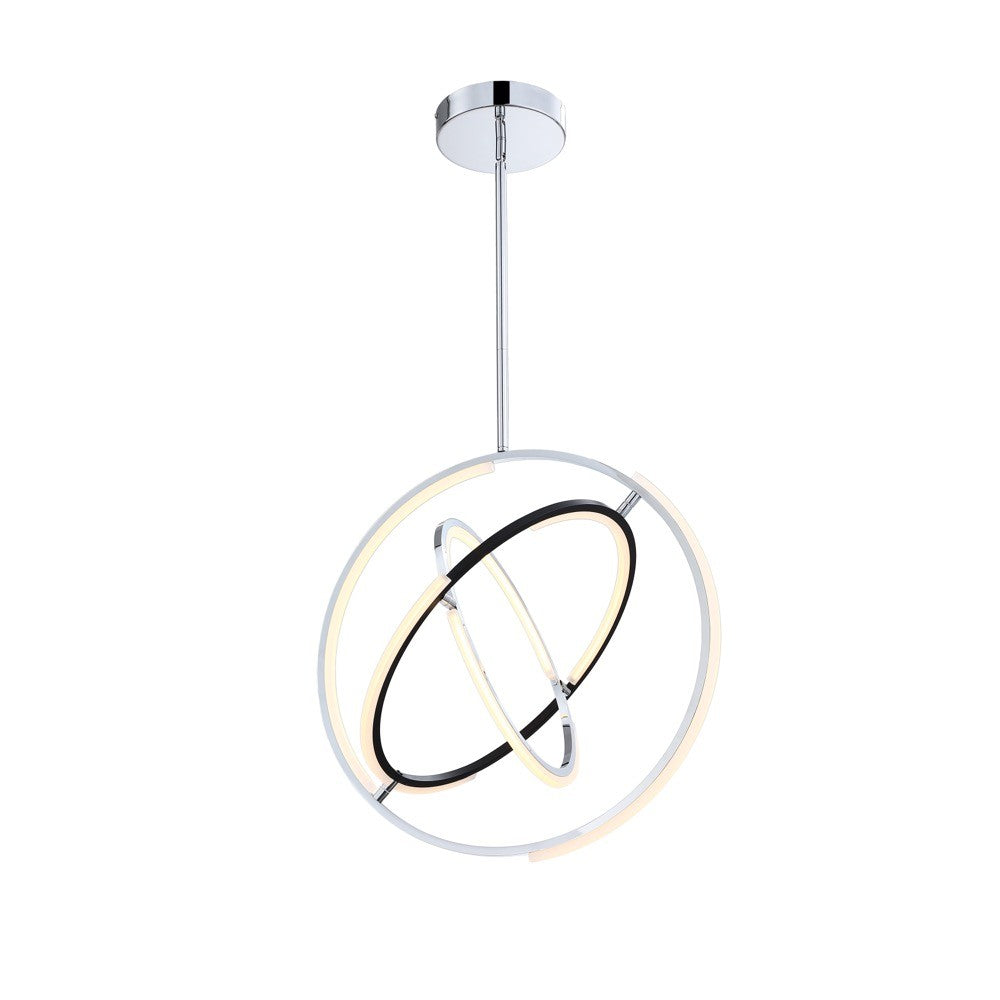 Artcraft Canada - AC6741PN - LED Pendant - Trilogy - Polished Nickel