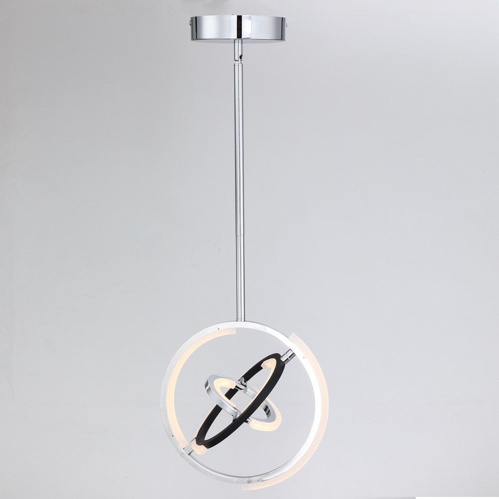Artcraft Canada - AC6742PN - LED Pendant - Trilogy - Polished Nickel