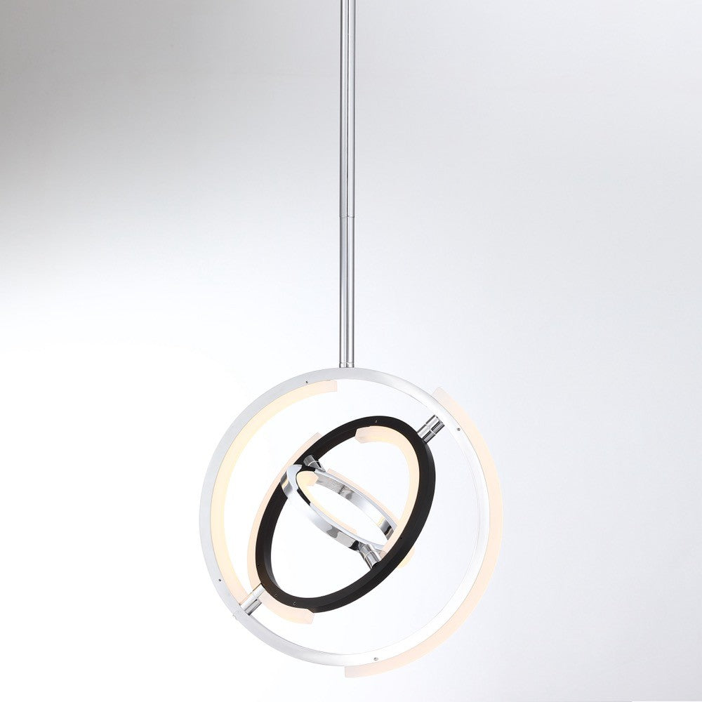 Artcraft Canada - AC6742PN - LED Pendant - Trilogy - Polished Nickel