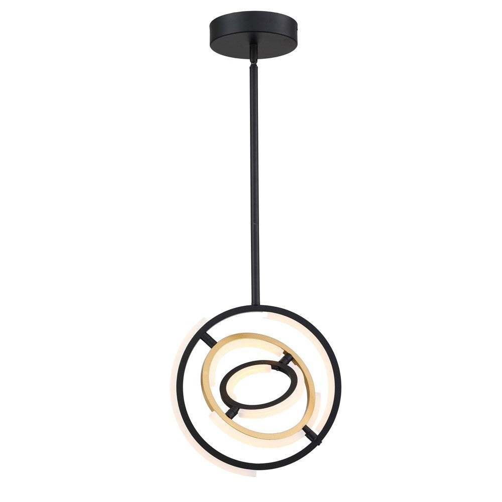 Artcraft Canada - AC6742BB - LED Pendant - Trilogy - Black and Gold