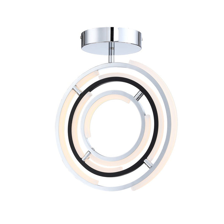 Artcraft Canada - AC6745PN - LED Semi Flush Mount - Trilogy - Polished Nickel
