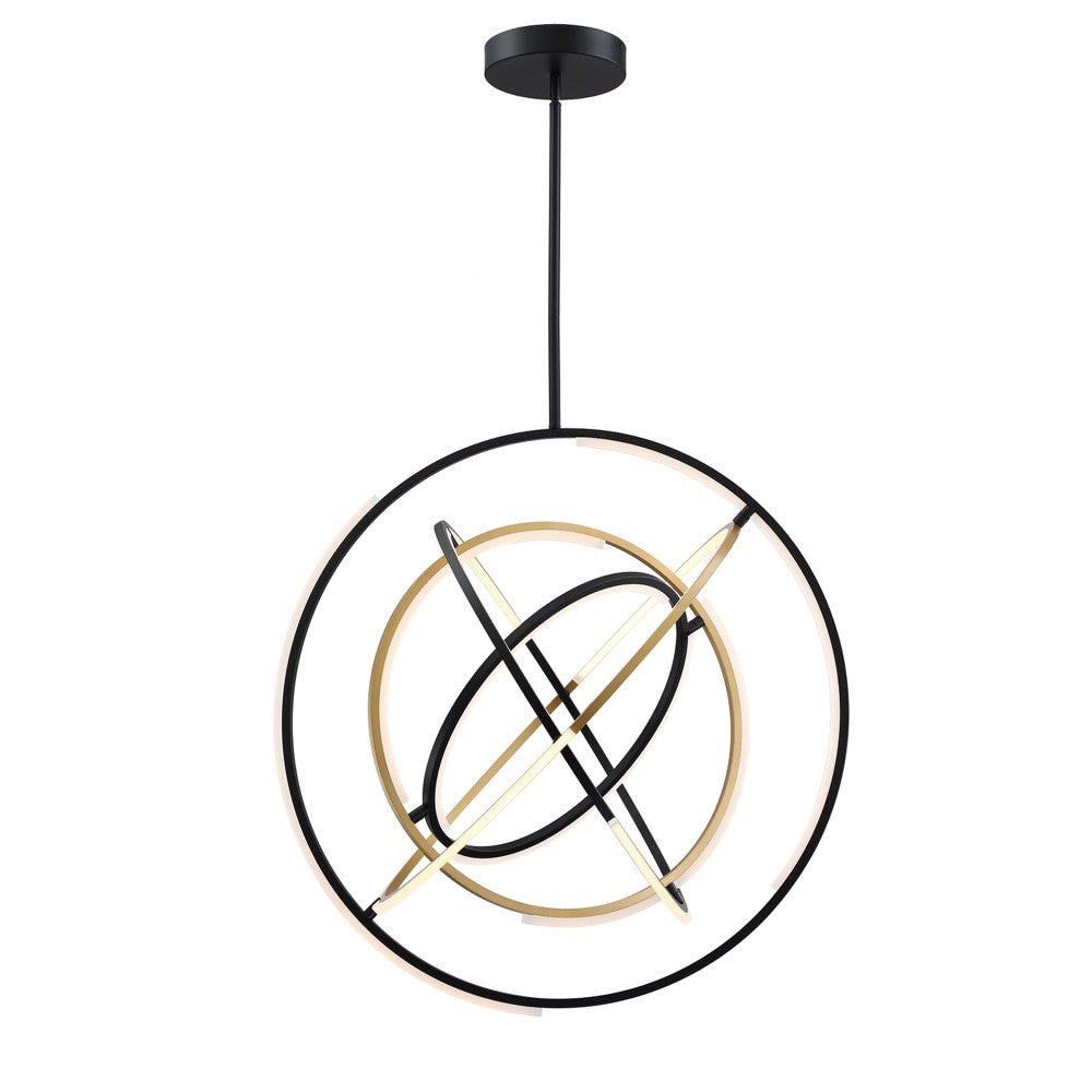 Artcraft Canada - AC6746BB - LED Pendant - Trilogy - Black and Gold