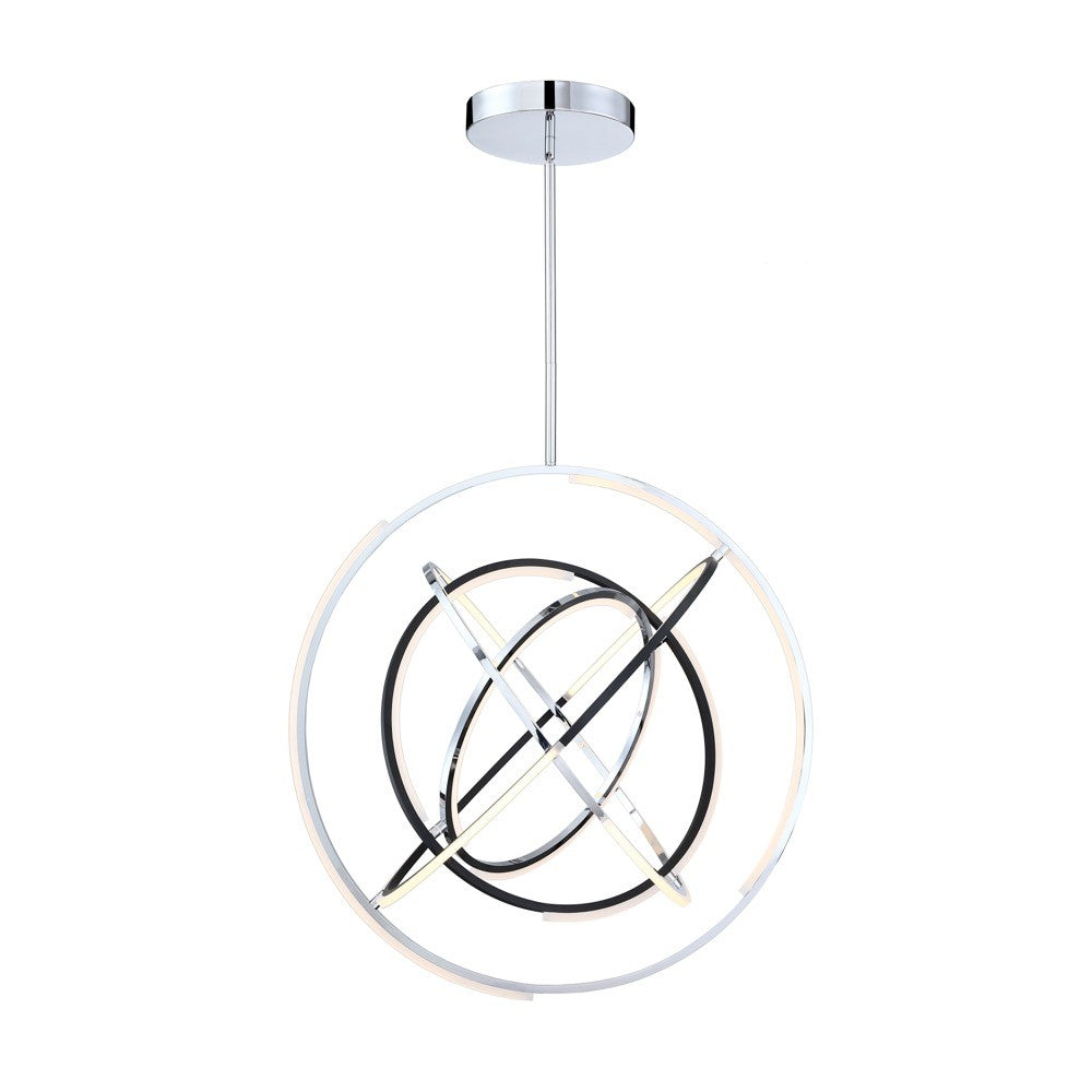 Artcraft Canada - AC6746PN - LED Pendant - Trilogy - Polished Nickel
