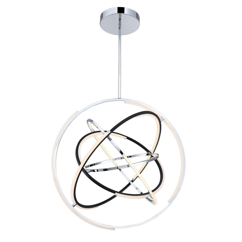 Artcraft Canada - AC6746PN - LED Pendant - Trilogy - Polished Nickel