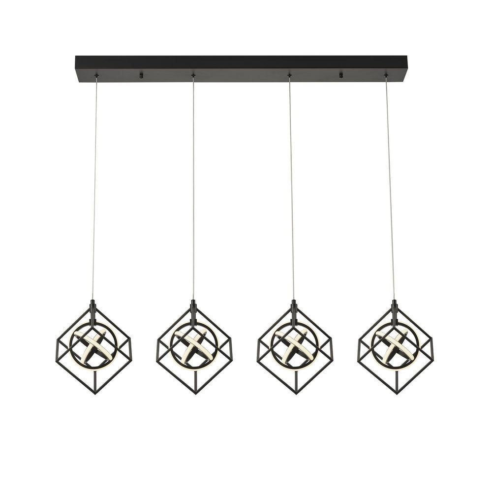 Artcraft Canada - AC1012 - LED Island Pendant - Tulip - Matte Black