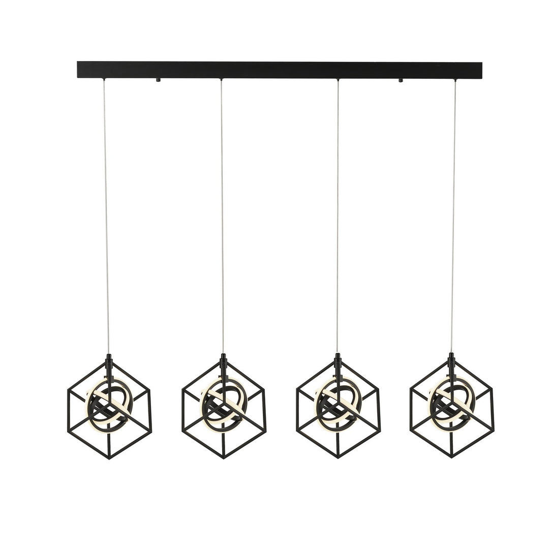 Artcraft Canada - AC1012 - LED Island Pendant - Tulip - Matte Black