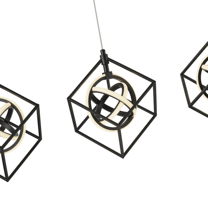 Artcraft Canada - AC1012 - LED Island Pendant - Tulip - Matte Black