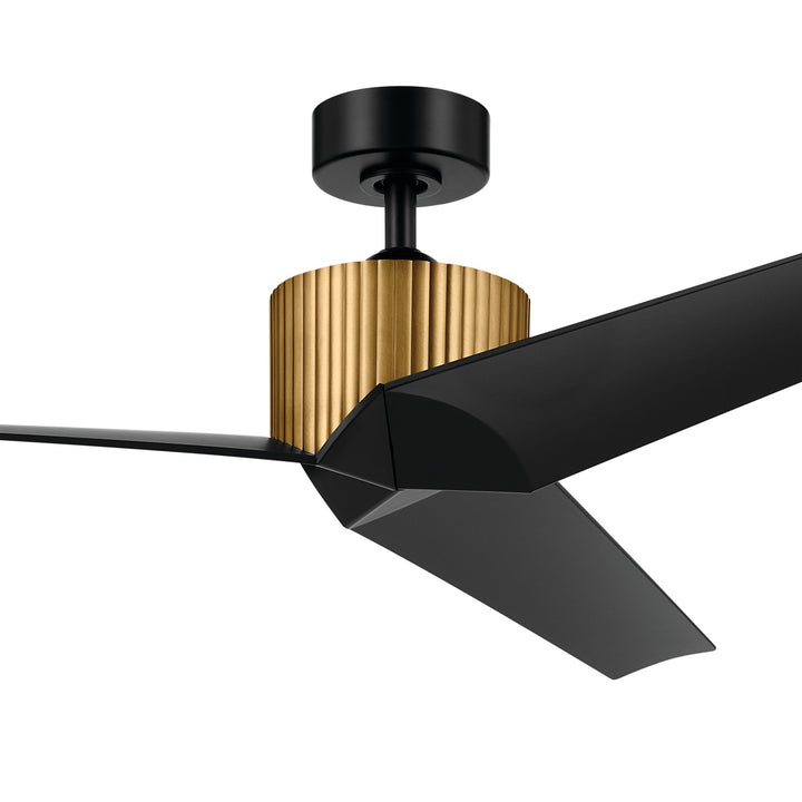 Kichler Canada - 330130NBR - 56"Ceiling Fan - Almere - Natural Brass