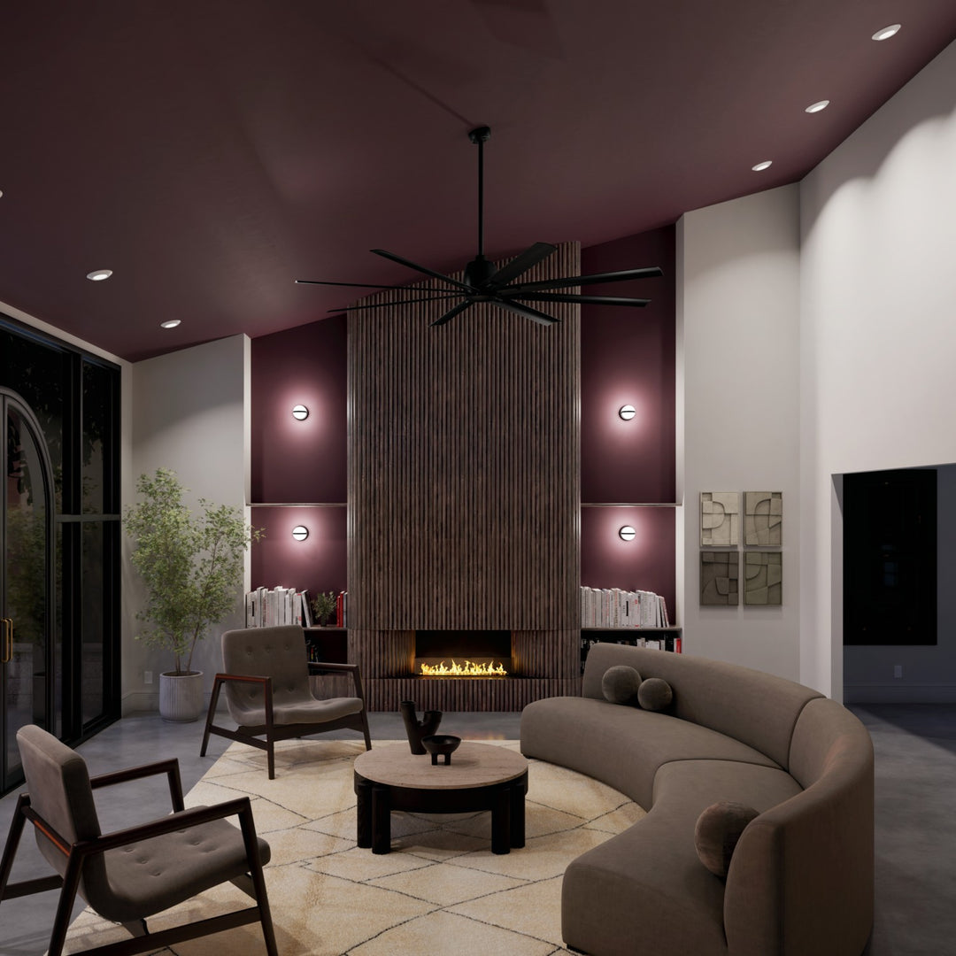 Kichler Canada - 310285SBK - 84"Ceiling Fan - Breda - Satin Black