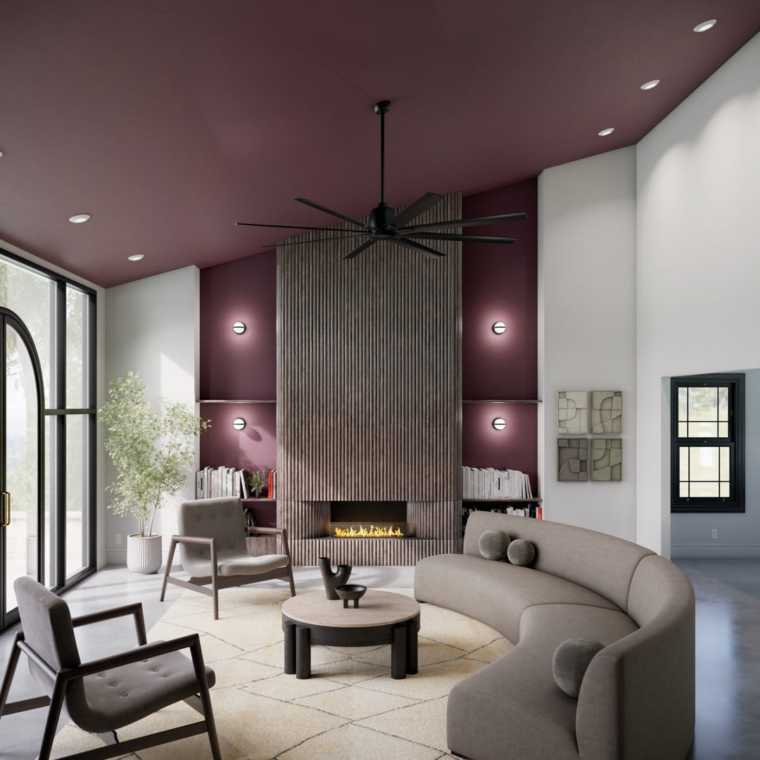 Kichler Canada - 310285SBK - 84"Ceiling Fan - Breda - Satin Black