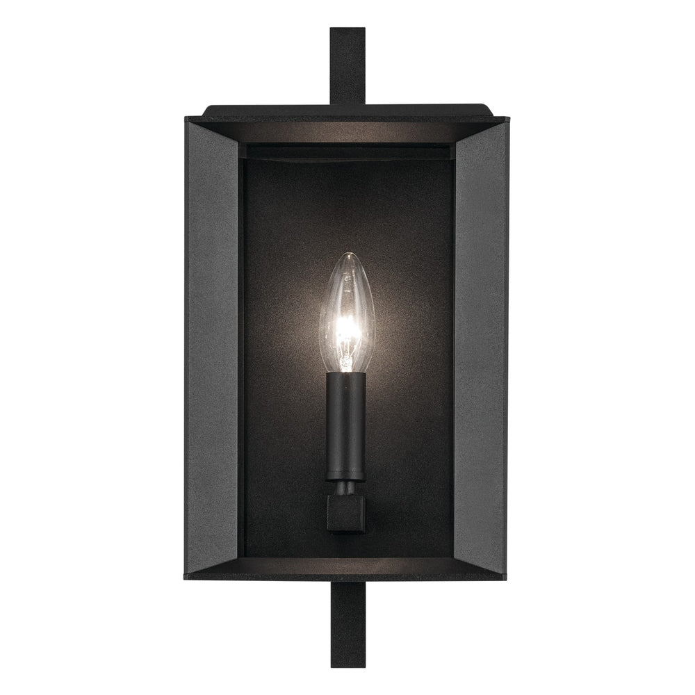 Kichler Canada - 59131BKT - One Light Outdoor Wall Mount - Kroft - Textured Black