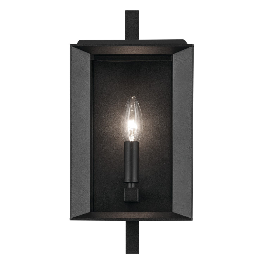 Kichler Canada - 59131BKT - One Light Outdoor Wall Mount - Kroft - Textured Black