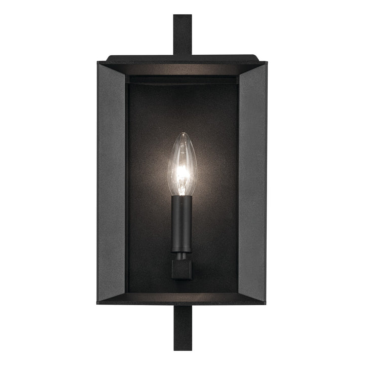 Kichler Canada - 59131BKT - One Light Outdoor Wall Mount - Kroft - Textured Black
