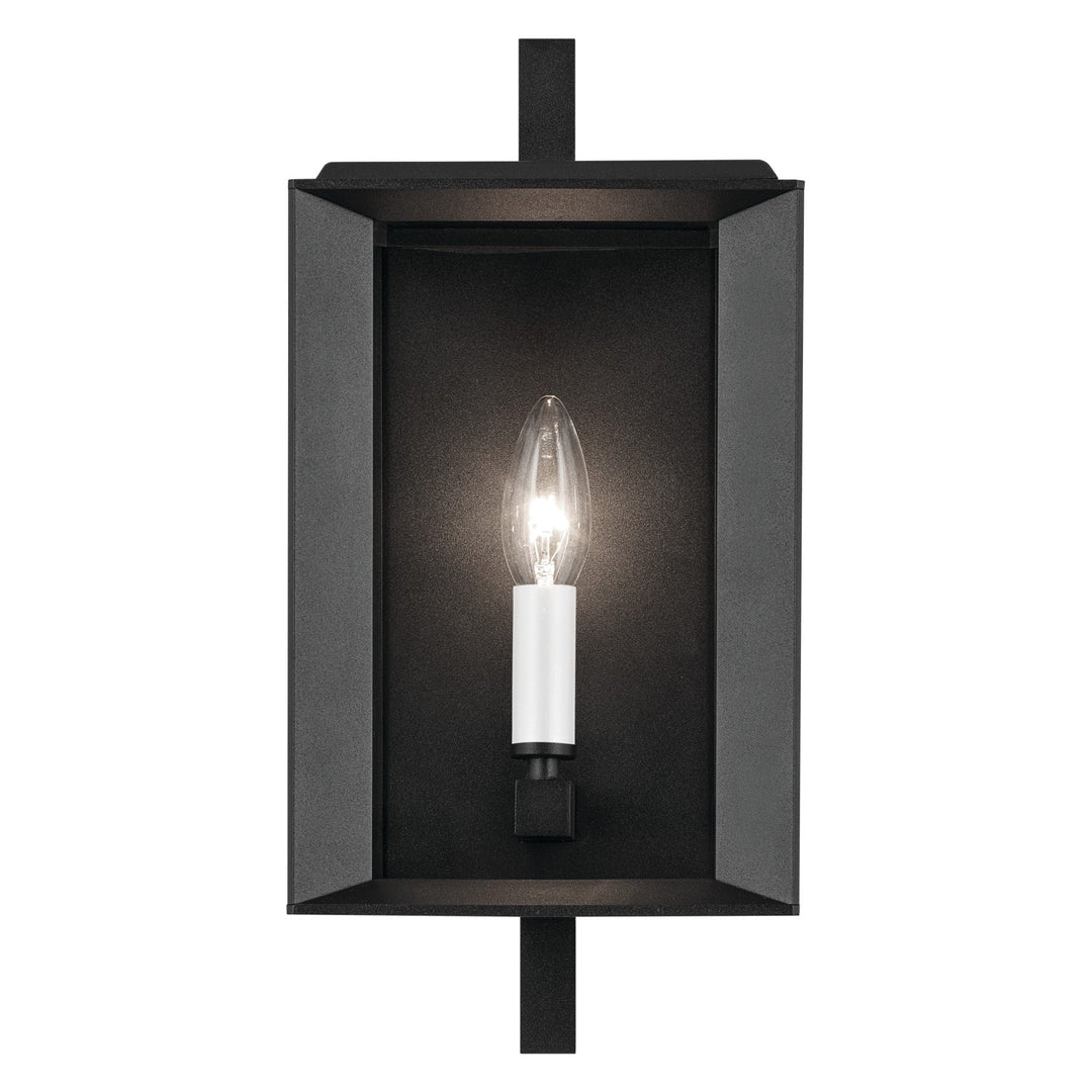 Kichler Canada - 59131BKT - One Light Outdoor Wall Mount - Kroft - Textured Black