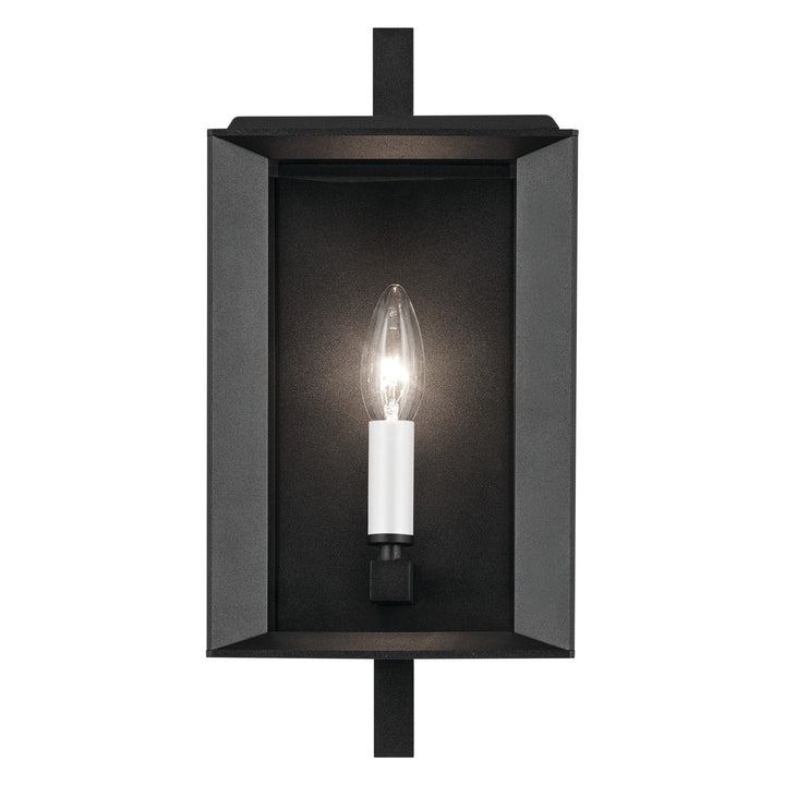 Kichler Canada - 59131BKT - One Light Outdoor Wall Mount - Kroft - Textured Black