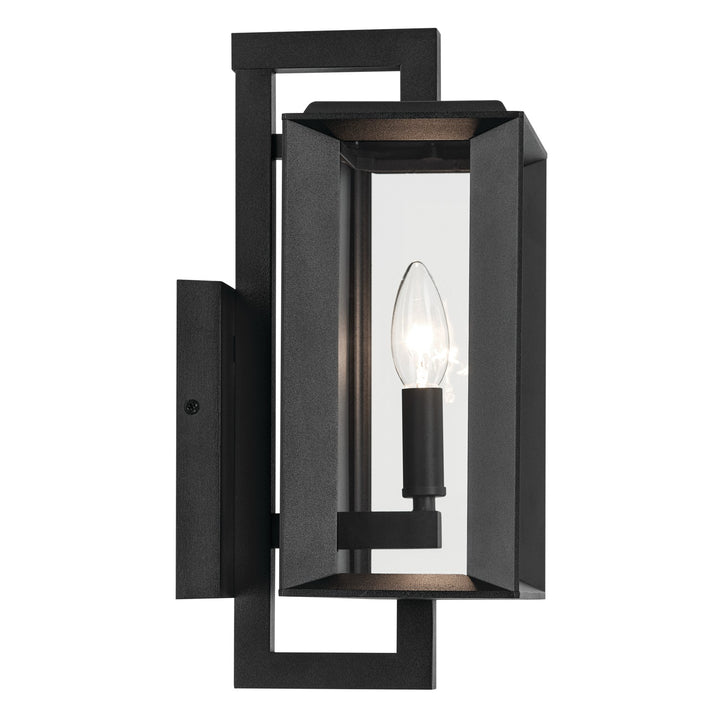 Kichler Canada - 59131BKT - One Light Outdoor Wall Mount - Kroft - Textured Black