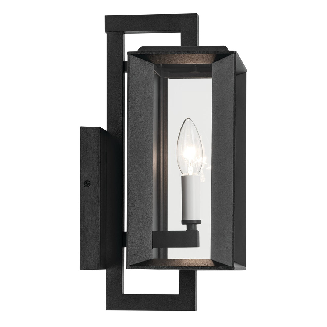 Kichler Canada - 59131BKT - One Light Outdoor Wall Mount - Kroft - Textured Black